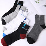Noxwear - 10/5/3pairs Breathable Con Sports Stockings Men Bamboo Fiber Autumn and Winter Men Socks Sweat Absorption Deodorant.