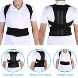 Noxwear - Reinforced Belt Lumbar Column Posture Corrector Vest  Adjustable Back Support Strap Shoulder Spine Brace Neck Stretcher Trainer