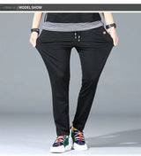 Noxwear - Autumn Pants Men Fitness Sportswear Tracksuit Elastic Waist Sweatpants Cotton Trousers Loose Gyms Jogger Track Pants Mens M- 8XL