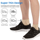 Noxwear - VELPEAU Ankle Compression Sleeve for Achilles Tendinitis and Plantar Fasciitis, Adjustable Ankle Support Universal for Both Feet