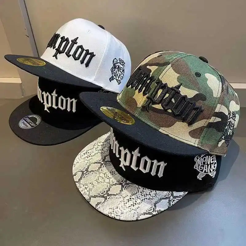 Noxwear-2025 New Men Compton Snapback Hats Bone Fashion Hip Hop Baseball Cap For Adult adjustable Sports leisure Caps Trucker caps