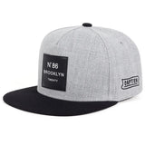 Noxwear-Unisex Brooklyn Print Label Embroidery Hip-hop Hats Outdoor Adjustable Casual Baseball Caps Sunscreen Hat