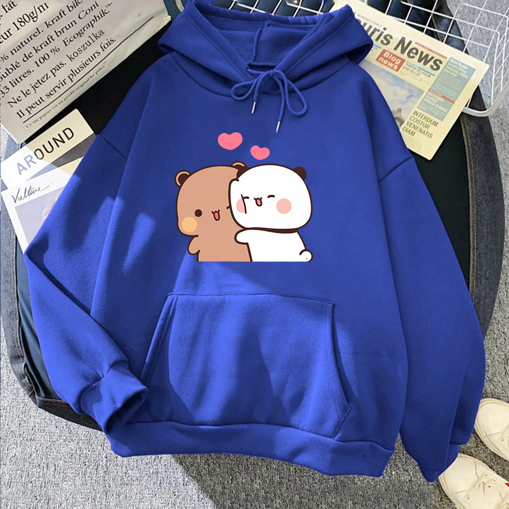 Noxwear - 2025 Spring and Autumn New Fabric and Dudu Anime Cute Hoodie Spring and Autumn Couple Casual Long Sleeve Hoodie