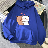 Noxwear - 2025 Spring and Autumn New Fabric and Dudu Anime Cute Hoodie Spring and Autumn Couple Casual Long Sleeve Hoodie