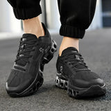 Noxwear - NEW Men Shoes Casual Sneakers High Top Air Basketball Tennis Lace-Up Male Student Teens Light Breathable Running Lovers Travel