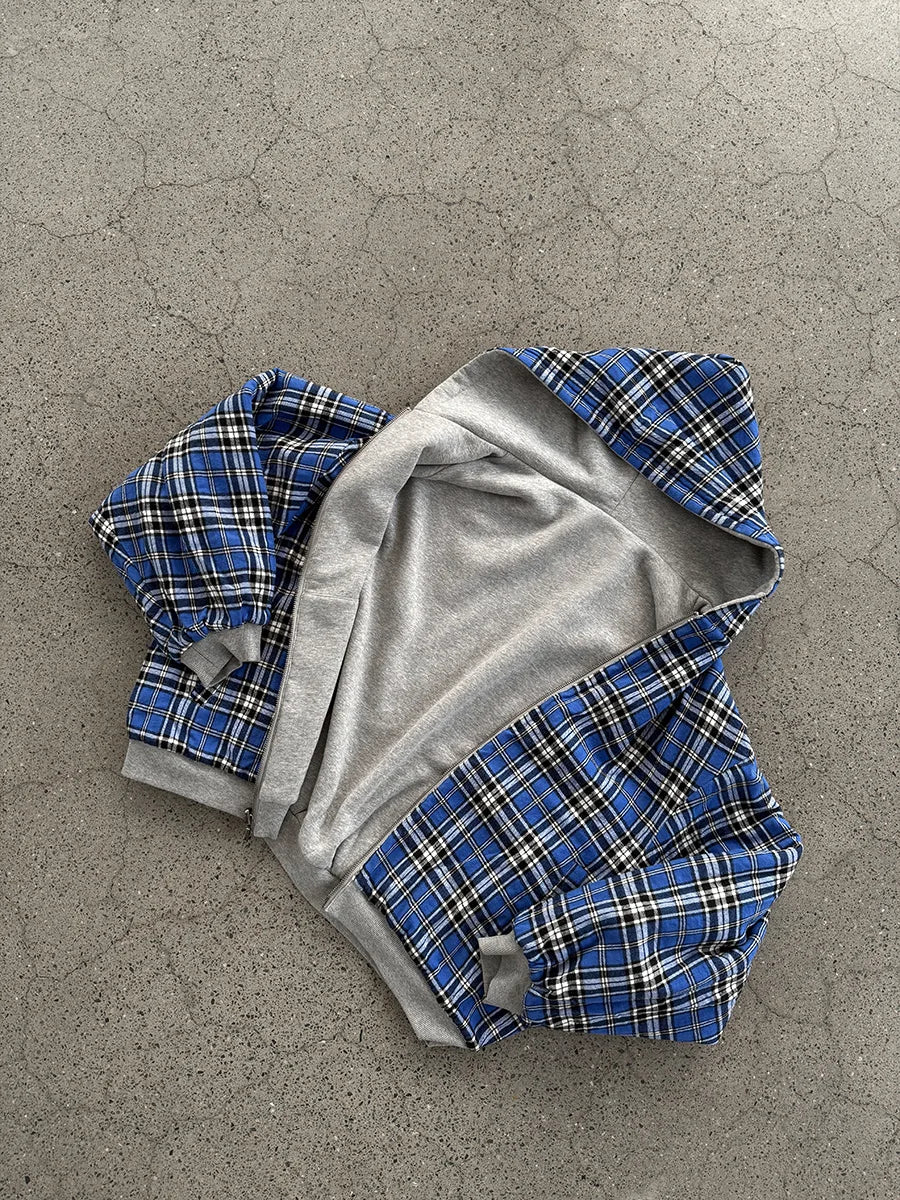 Noxwear - Luxury Reversible Plaid Hoodie