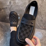 Noxwear - 2025 Autumn New British Style Mens Casual Shoes Fashion Trend Board Shoes Male Flat Shoes Platform Business Casual Loafers Mens