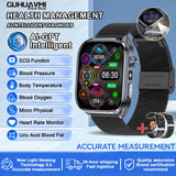 Noxwear - 2025 New Accurate ECG Smart Watch Heart Health Analysis Blood analysis Blood Lipid Blood Pressure BT call Smart Watches For Men