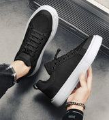 Noxwear - Mens Canvas Shoes 2025 Summer New Comfortable Breathable Casual Board Shoes Platform Heightening Sneakers Men zapatillas hombre