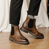 Noxwear - 2026 Men Chelsea Boots Ankle Boots For Men Retro Comfortable Brand Retro Fashion