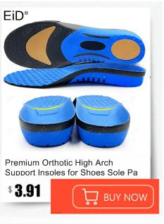 Noxwear - Premium Orthotic Gel Insoles Orthopedic Flat Foot Health Sole Pad For Shoes Insert Arch Support Pad For Plantar fasciitis Unisex