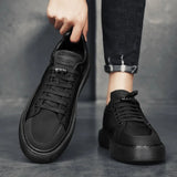 Noxwear - Mens Canvas Shoes 2025 Summer New Comfortable Breathable Casual Board Shoes Platform Heightening Sneakers Men zapatillas hombre