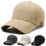 Noxwear-Dry Quickly Sun Cap Woman Outdoors Casual Sport Hat Men Big Size Baseball Cap 60-65cm Adjustable Sun Visor Cap Peaked Cap