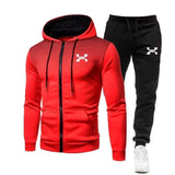 Noxwear-2025 Fashion Tracksuit For Men Hoodie Fitness Gym Clothing Men Running Set Sportswear Jogger Men'S Tracksuit Winter Suit Sports