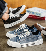 Noxwear - 2026 Trend Men's Casual Canvas Shoes Flats Shoe Hot Korean Style Men Board Shoes Lightweight  Breathable Walking Footwear Hombre