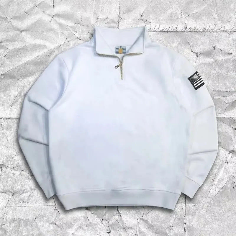 Noxwear - Y2K Quarterzip Embroidery Hoodie