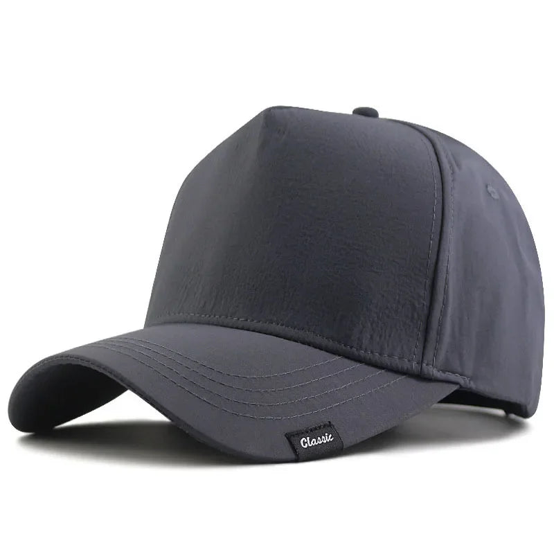 Noxwear-Brand Oohmy Baseball Hat for Men and Women, Quick Dry Hard Top, High Crown, Sports Hip Hop Caps, Big Head, Outdoor,