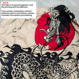 Noxwear-Summer Japanese Style Anime Dragon Print Cosplay Haori Yukata Top Adult Traditional Samurai Loose Kimono Cardigan for Men Women