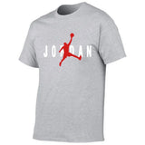 Noxwear -  Men's New High Quality Short Sleeve T-shirt Cotton Sweat Absorption Printed Sports T-shirt Men Casual Fashion Short Sleeve