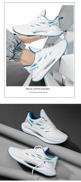 Noxwear - Men's Breathable Sports Shoes Spring New Mesh Casual Fashion Versatile Trendy Men's Shoes Summer Running Shoes Suitable for Outdoor Sports