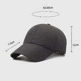 Noxwear-Dry Quickly Sun Cap Woman Outdoors Casual Sport Hat Men Big Size Baseball Cap 60-65cm Adjustable Sun Visor Cap Peaked Cap