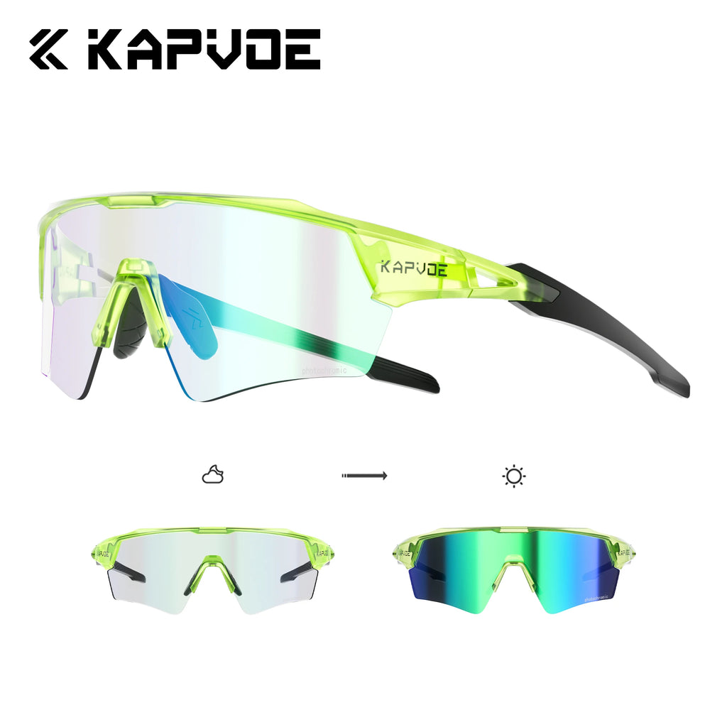 Noxwear - Kapvoe New Photochromic Cycling Sunglasses
