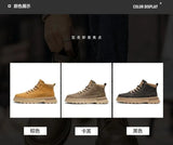 Noxwear - Winter New Man Shoes Classic Men Retro Ankle Boots Fashion Waterproof No-slip High-top Casual Shoe Work&Safty Boots Botas Hombre