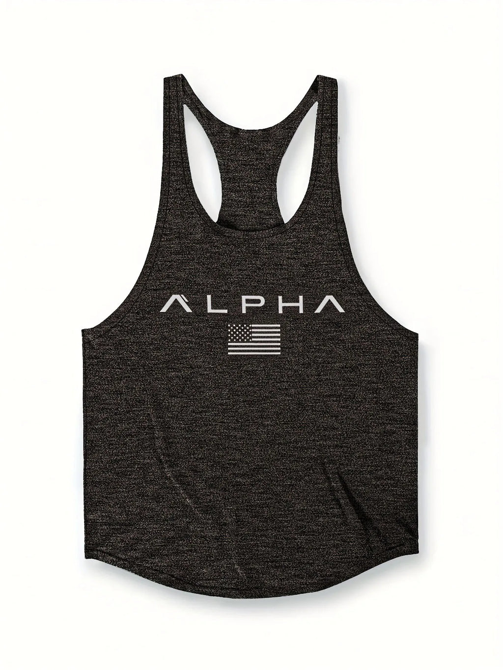 Noxwear - Cross-border European Size Alpha Men's Printed Round-neck Fitness Vest, Undershirt, Muscle Quick-drying Basketball Vest