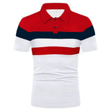 Summer Luxury Polo Shirt Mens Polo Large T Shirts Stritching Shorts Sleeve Turn-down Collar Business Tee Shirt Sweatwear 6XL
