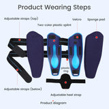Noxwear - VELPEAU Ankle Splint Brace for Foot Support, Fracture and Sprain, Adjustable Stirrup Ankle Immobilizer, Two Models Can be Choose