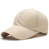 Noxwear-Dry Quickly Sun Cap Woman Outdoors Casual Sport Hat Men Big Size Baseball Cap 60-65cm Adjustable Sun Visor Cap Peaked Cap