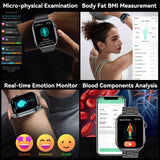 Noxwear - 2025 New Accurate ECG Smart Watch Heart Health Analysis Blood analysis Blood Lipid Blood Pressure BT call Smart Watches For Men