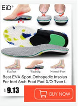 Noxwear - Premium Orthotic Gel Insoles Orthopedic Flat Foot Health Sole Pad For Shoes Insert Arch Support Pad For Plantar fasciitis Unisex