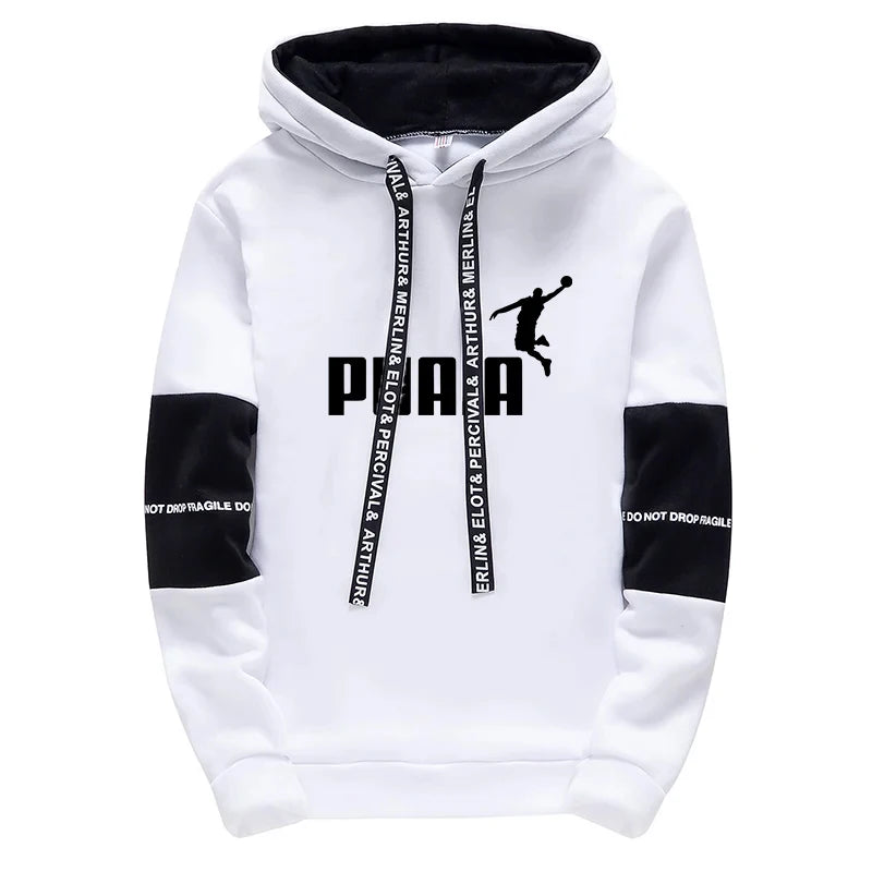 Noxwear - Hot Sales Mens Tracksuit Print Casual Sweatshirts Sportswear Single Piece Hoodie Pants Outdoors Gym Sports Jogging Mens Clothing