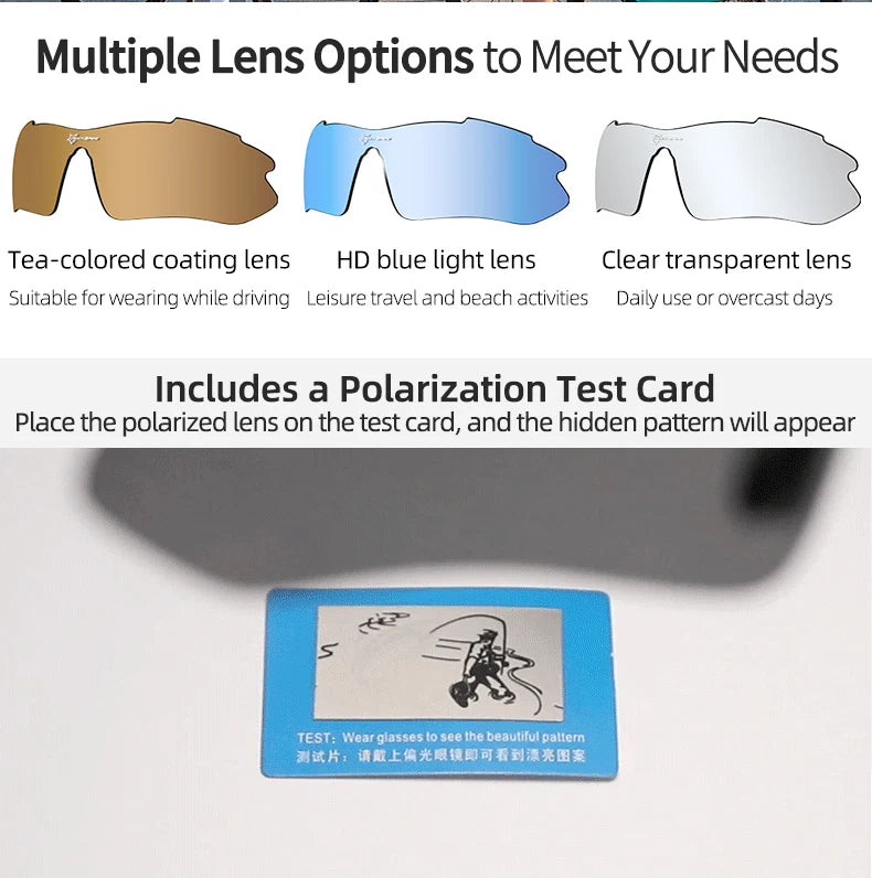Noxwear - ROCKBROS Polarized Cycling Glasses