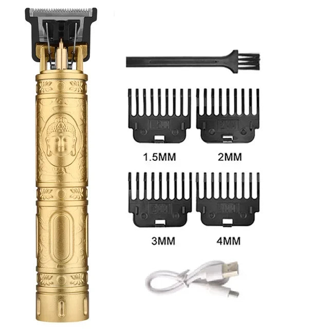 Noxwear - Vintage Hair Clipper Cordless Trimmer portable USB Fast Charging Hair Cutting Machine Electric Shaver Barber Professional Barber