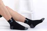 Noxwear - 10/5/3pairs Breathable Con Sports Stockings Men Bamboo Fiber Autumn and Winter Men Socks Sweat Absorption Deodorant.