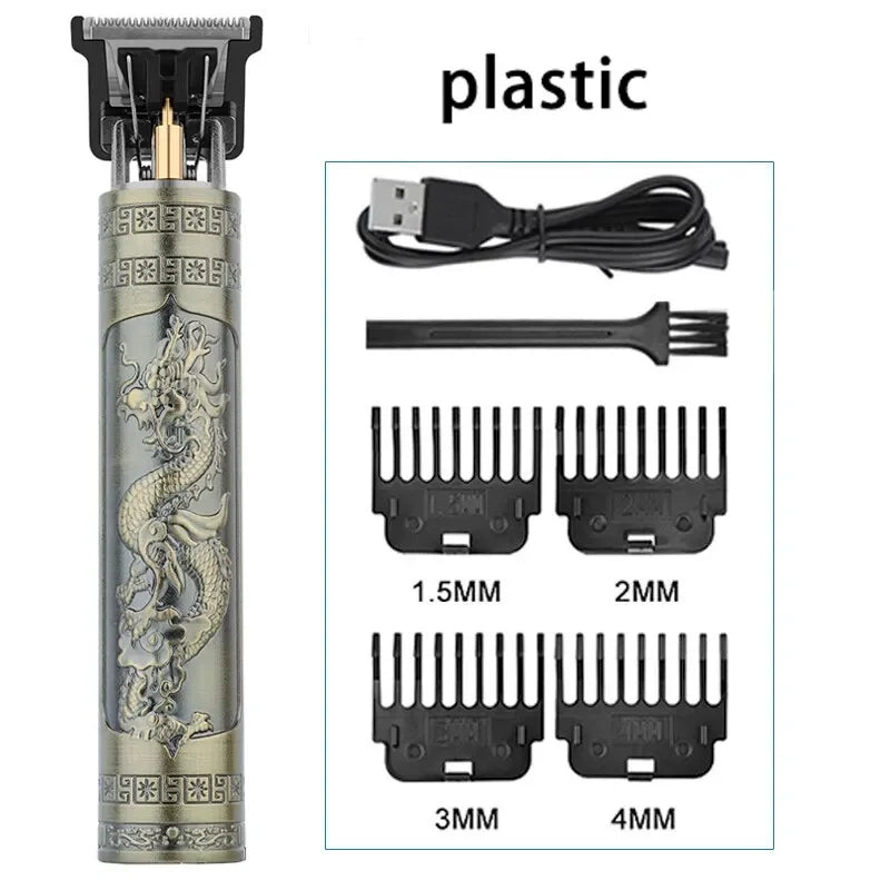 Noxwear - T9 LCD Electric Hairdresser Oil Shaving Head Electric Pusher Carving