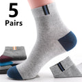 Noxwear - 10/5/3pairs Breathable Con Sports Stockings Men Bamboo Fiber Autumn and Winter Men Socks Sweat Absorption Deodorant.