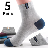 Noxwear - 10/5/3pairs Breathable Con Sports Stockings Men Bamboo Fiber Autumn and Winter Men Socks Sweat Absorption Deodorant.