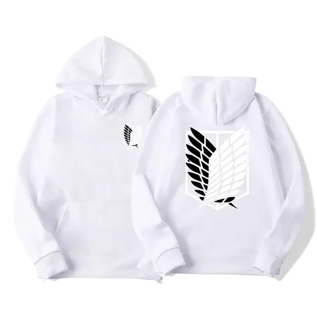 Noxwear-Japan Anime Attack on Titan Men Hoodies Spring Autumn Hip Hop Casual Pullover Top Hoodie Fashion Sweatshirts Jogging Sportswear