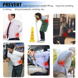Noxwear - Lower Back Brace with 6 Stays Anti-skid Orthopedic Lumbar Support Breathable Waist Support Belt for Men Women Gym Pain Relief