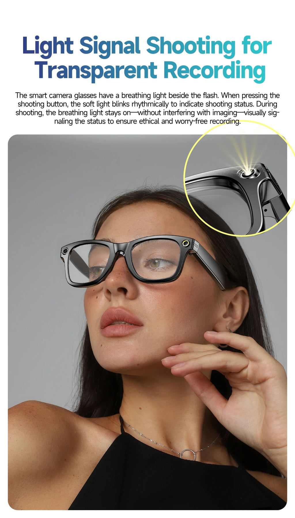 Noxwear - New 800W Camera AI Glasses Men Color-Changing Smart Translation Glasses Photo Video Recording Waterproof Call Smart Sunglasses