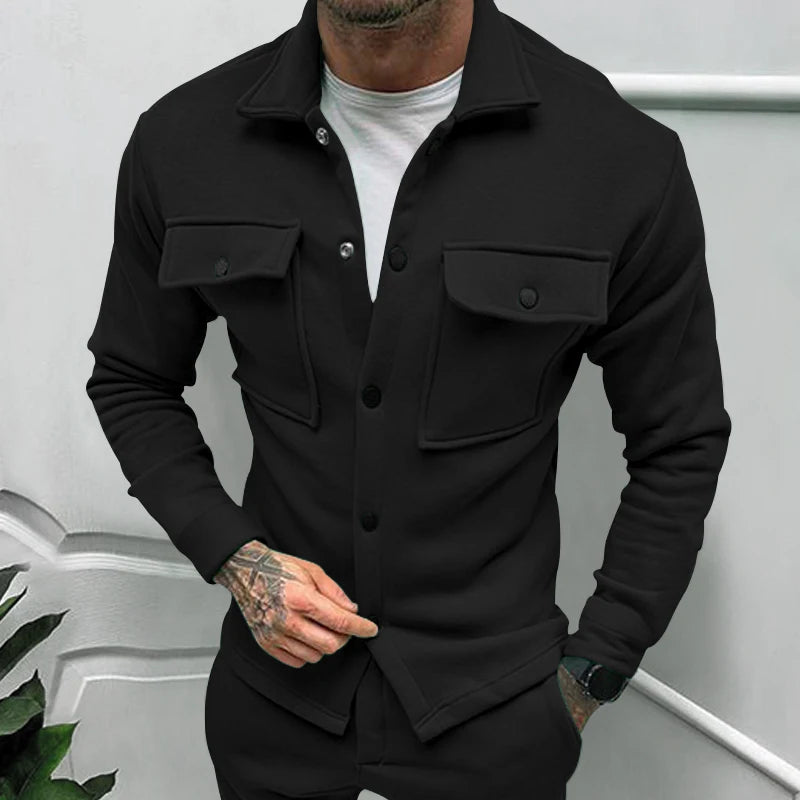 Noxwear -  Cross Border Amazon Winter New Men's Fleece Jacket Fashion