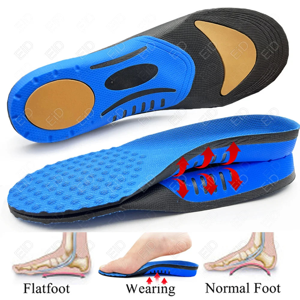 Noxwear - Premium Orthotic Gel Insoles Orthopedic Flat Foot Health Sole Pad For Shoes Insert Arch Support Pad For Plantar fasciitis Unisex