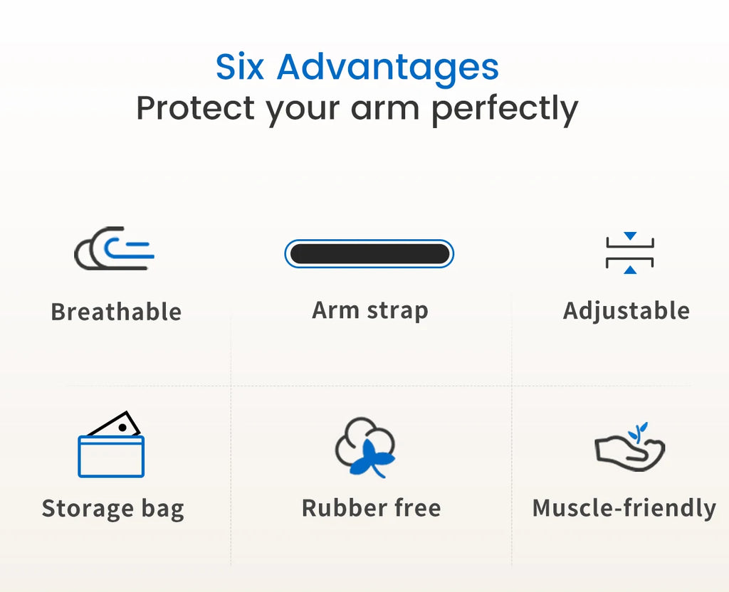 Noxwear - VELPEAU Shoulder Sling Breathable for Rotator Cuff Tear, Arm Fracture and Dislocation, Shoulder Immobilizer for Sleeping