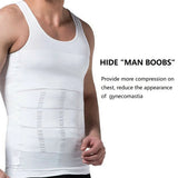 Noxwear - Men's Compression Shirts Tank Tops Undershirts Mens Slimming Body Shaper Vest Sleeveless Abdomen Slim Vest Fitness Workout