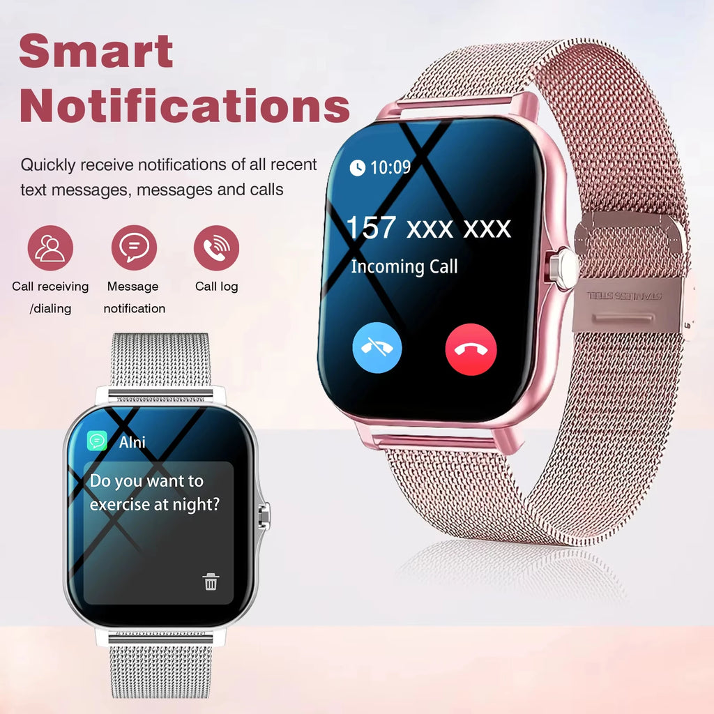 Noxwear - KESHUYOU New Bluetooth Call Smart Watch Information Push Men Women Health Monitoring Watch Pedometer Smart Watch For Android IOS