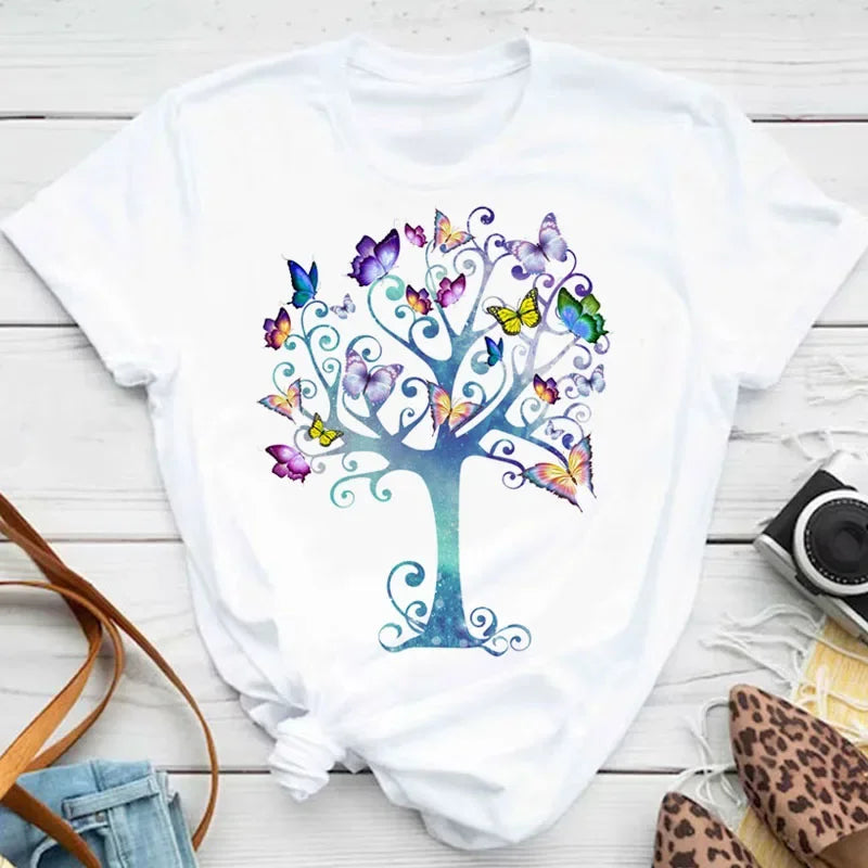 Noxwear - Butterfly Petal Graphic Tee