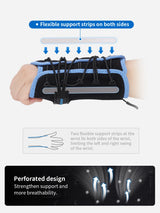 Noxwear - VELPEAU Wrist Brace for Carpal Tunnel, Arthritis, Tendonitis, Sprain, Injuries and Pain Relief, Wrist Splint for Women Men